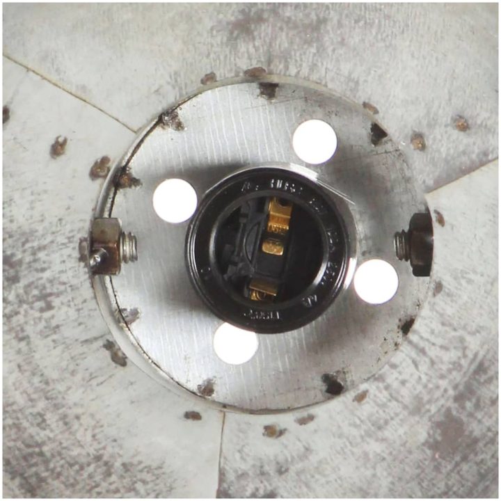 Industriell vägglampa silver 45x25 cm E27 vidaXL – bild 8
