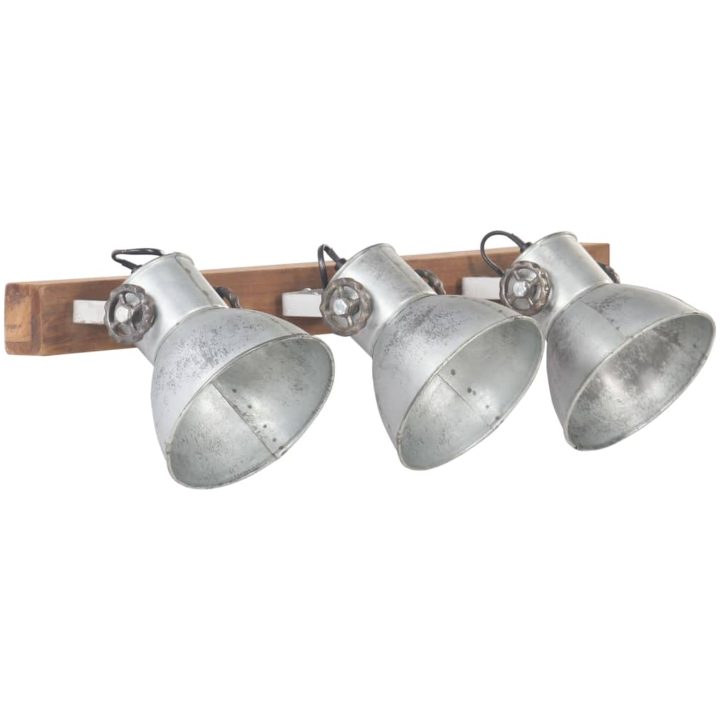 Industriell vägglampa silver 65x25 cm E27 vidaXL – bild 2
