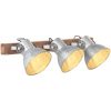 Industriell vägglampa silver 65x25 cm E27 vidaXL – miniatyr 1