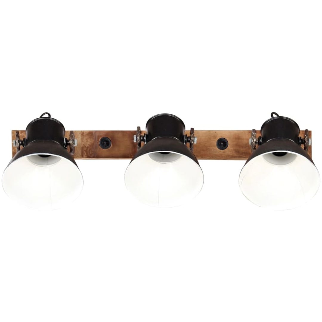 Industriell vägglampa svart 65x25 cm E27 vidaXL – bild 3