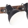Industriell vägglampa svart 65x25 cm E27 vidaXL – miniatyr 4