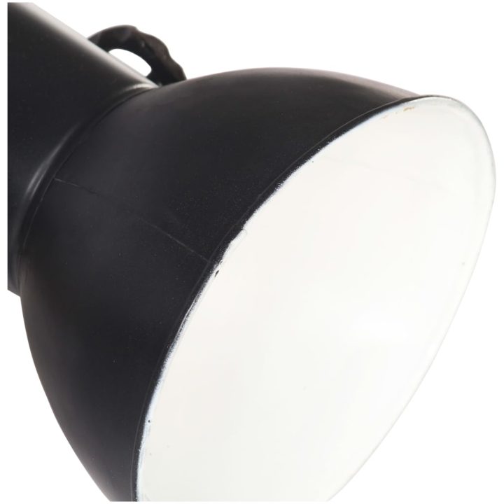 Industriell vägglampa svart 65x25 cm E27 vidaXL – bild 7