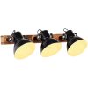 Industriell vägglampa svart 65x25 cm E27 vidaXL – miniatyr 1
