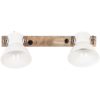 Industriell vägglampa vit 45x25 cm E27 vidaXL – miniatyr 3