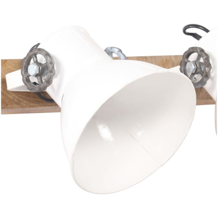 Industriell vägglampa vit 45x25 cm E27 vidaXL – bild 4