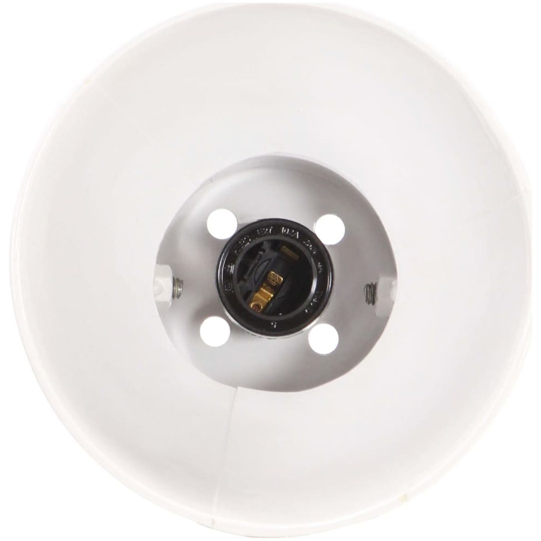 Industriell vägglampa vit 45x25 cm E27 vidaXL – bild 5