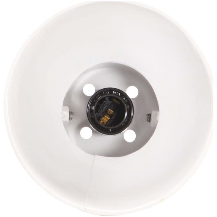 Industriell vägglampa vit 45x25 cm E27 vidaXL – bild 5