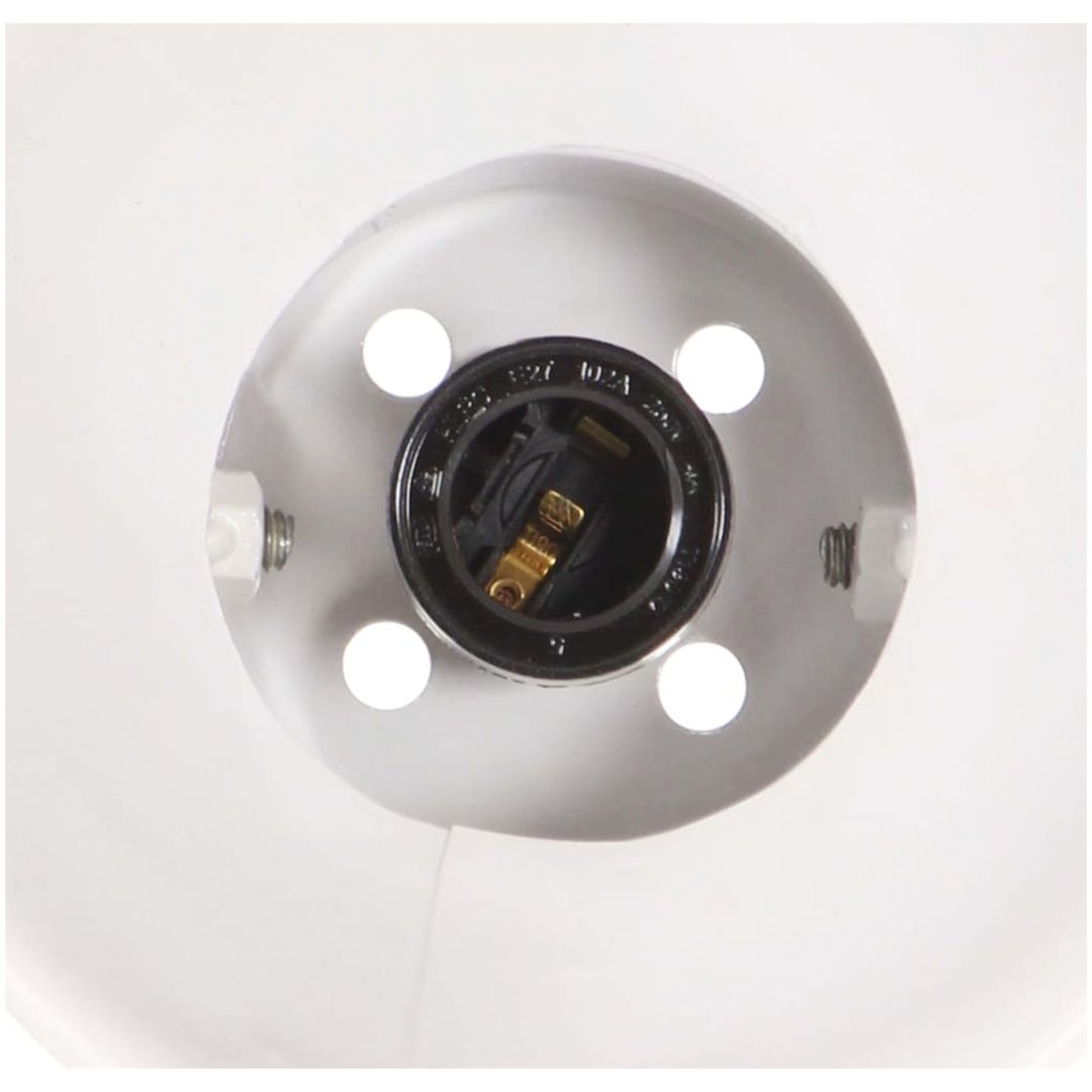 Industriell vägglampa vit 45x25 cm E27 vidaXL – bild 8