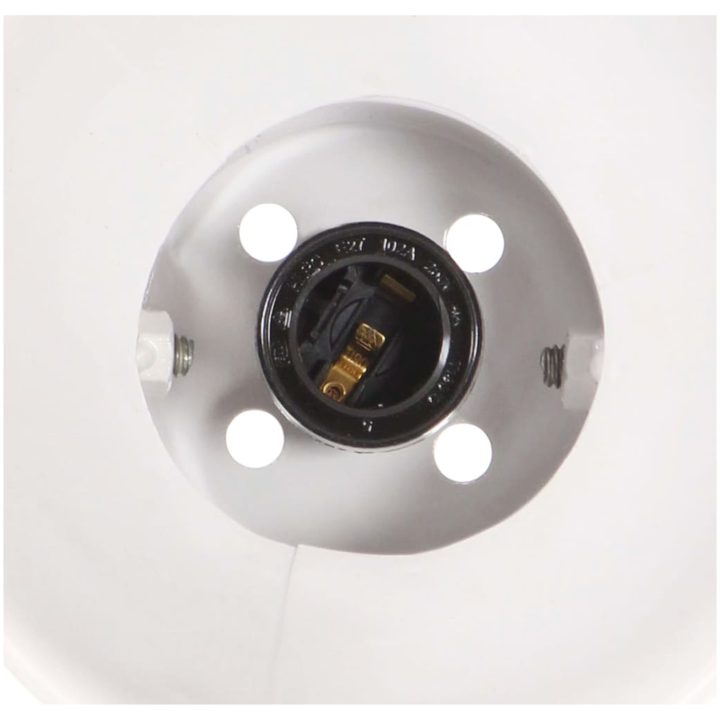 Industriell vägglampa vit 45x25 cm E27 vidaXL – bild 8
