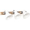 Industriell vägglampa vit 65x25 cm E27 vidaXL – miniatyr 2