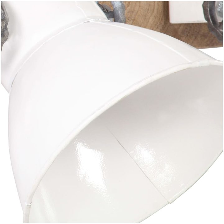 Industriell vägglampa vit 65x25 cm E27 vidaXL – bild 6