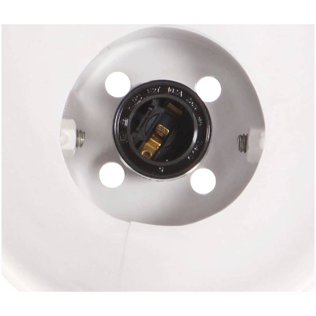 Industriell vägglampa vit 65x25 cm E27 vidaXL – bild 8