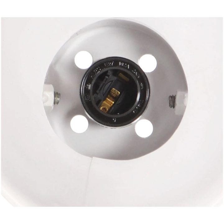Industriell vägglampa vit 65x25 cm E27 vidaXL – bild 8