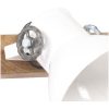 Industriell vägglampa vit 90x25 cm E27 vidaXL – miniatyr 5