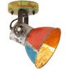 Industriell vägglampa/taklampa 2 st återvunnet 17x24 cm E27 vidaXL – miniatyr 2