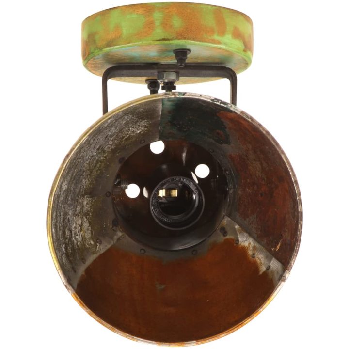 Industriell vägglampa/taklampa 2 st återvunnet 17x24 cm E27 vidaXL – bild 6