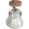 Industriell vägglampa/taklampa 2 st silver 20x25 cm E27 vidaXL – miniatyr 5