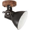 Industriell vägglampa/taklampa 2 st svart 20x25 cm E27 vidaXL – miniatyr 3