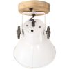 Industriell vägglampa/taklampa 2 st vit 20x25 cm E27 vidaXL – miniatyr 5