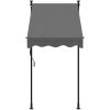 Infällbar markis antracit tyg och stål vidaXL 100 x 150 cm – miniatyr 3