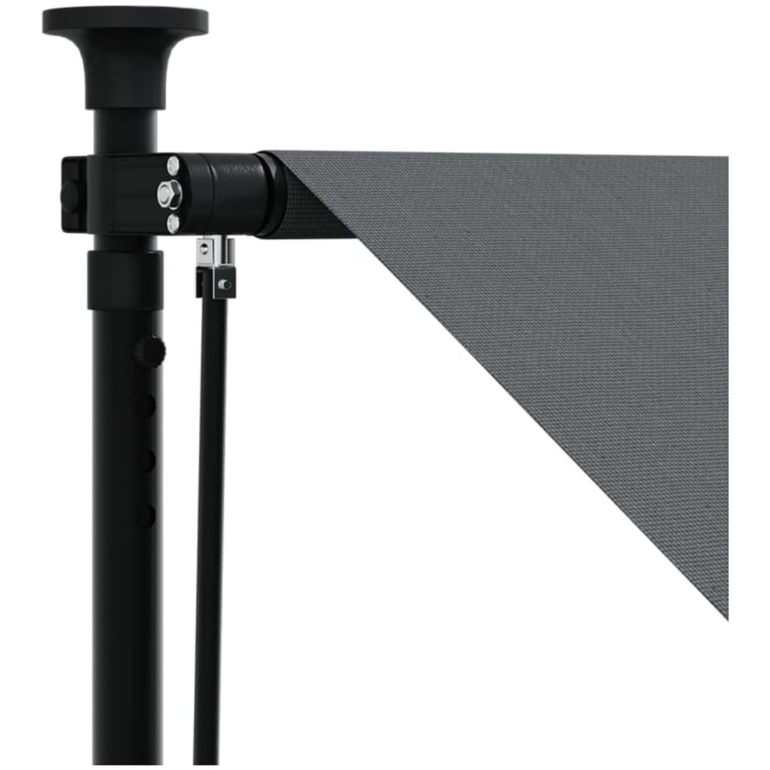 Infällbar markis antracit tyg och stål vidaXL 100 x 150 cm – bild 8