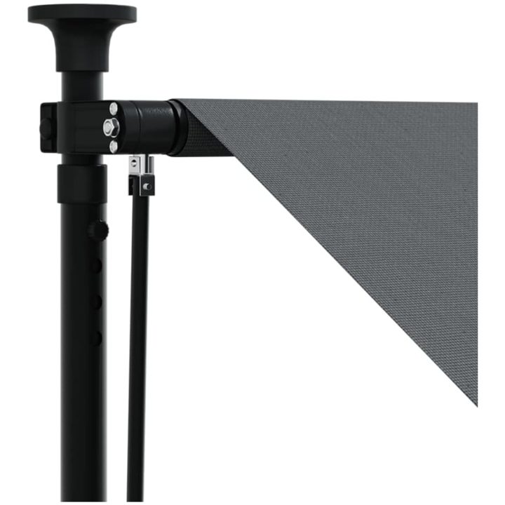 Infällbar markis antracit tyg och stål vidaXL 100 x 150 cm – bild 8