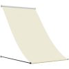 Infällbar markis gräddvit tyg och stål vidaXL 100 x 150 cm – miniatyr 2