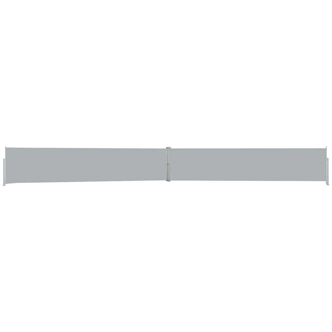 Infällbar sidomarkis 140x1200 cm antracit vidaXL 1200 x 140 cm – bild 3