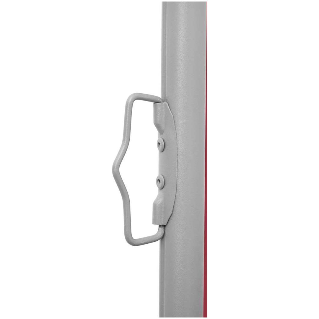 Infällbar sidomarkis 140x1200 cm röd vidaXL 1200 x 140 cm – bild 8