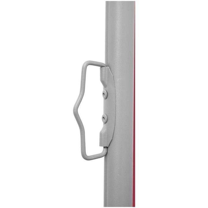 Infällbar sidomarkis 140x1200 cm röd vidaXL 1200 x 140 cm – bild 8