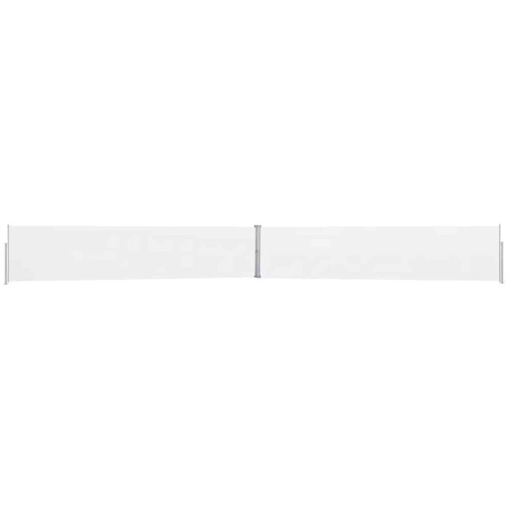 Infällbar sidomarkis 170x1200 cm gräddvit vidaXL 1200 x 170 cm – bild 2