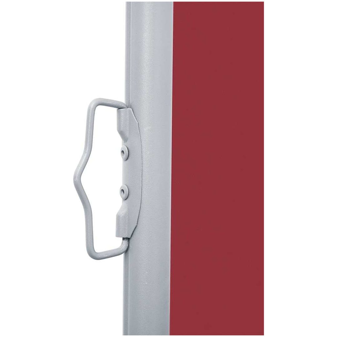 Infällbar sidomarkis 170x1200 cm röd vidaXL 1200 x 170 cm – bild 8