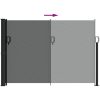 Infällbar sidomarkis antracit vidaXL 140 x 600 cm – miniatyr 5