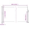 Infällbar sidomarkis antracit vidaXL 140 x 600 cm – miniatyr 10