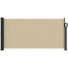 Infällbar sidomarkis beige vidaXL 100 x 500 cm – miniatyr 3