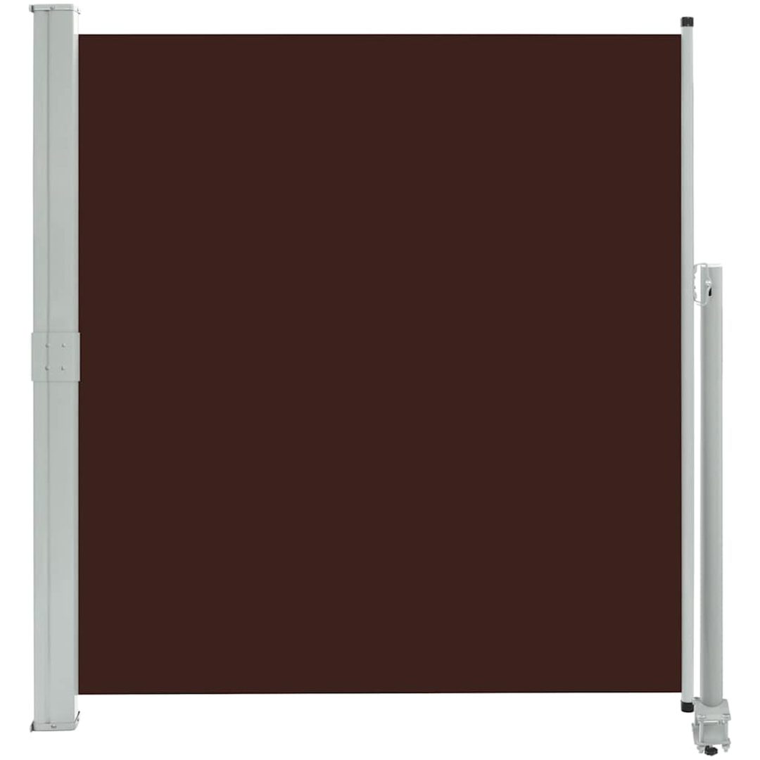 Infällbar sidomarkis brun vidaXL 140 x 300 cm – bild 2