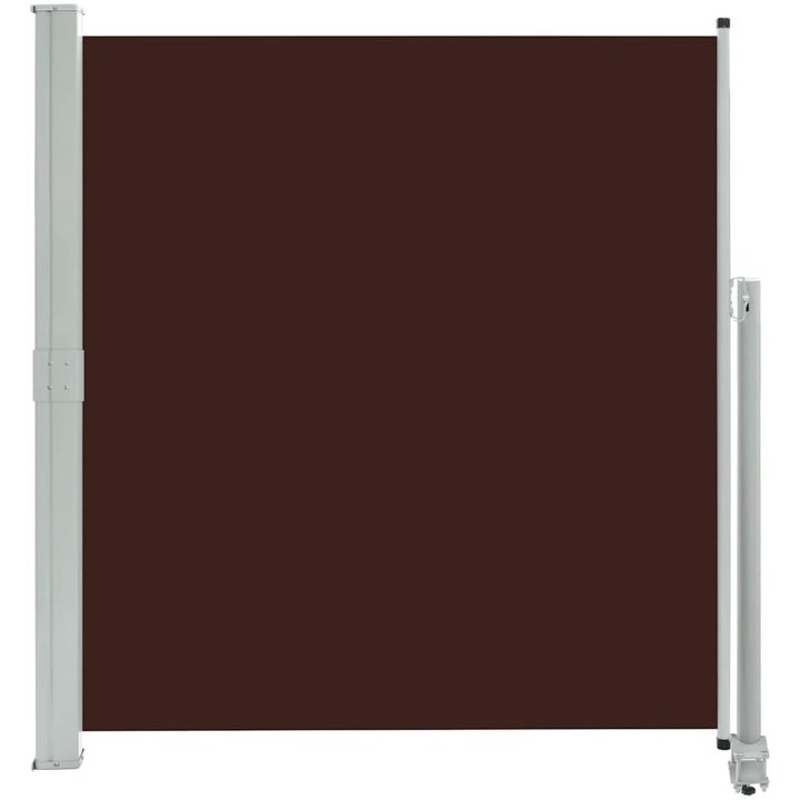 Infällbar sidomarkis brun vidaXL 140 x 300 cm – bild 2