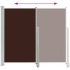 Infällbar sidomarkis brun vidaXL 140 x 300 cm – miniatyr 4
