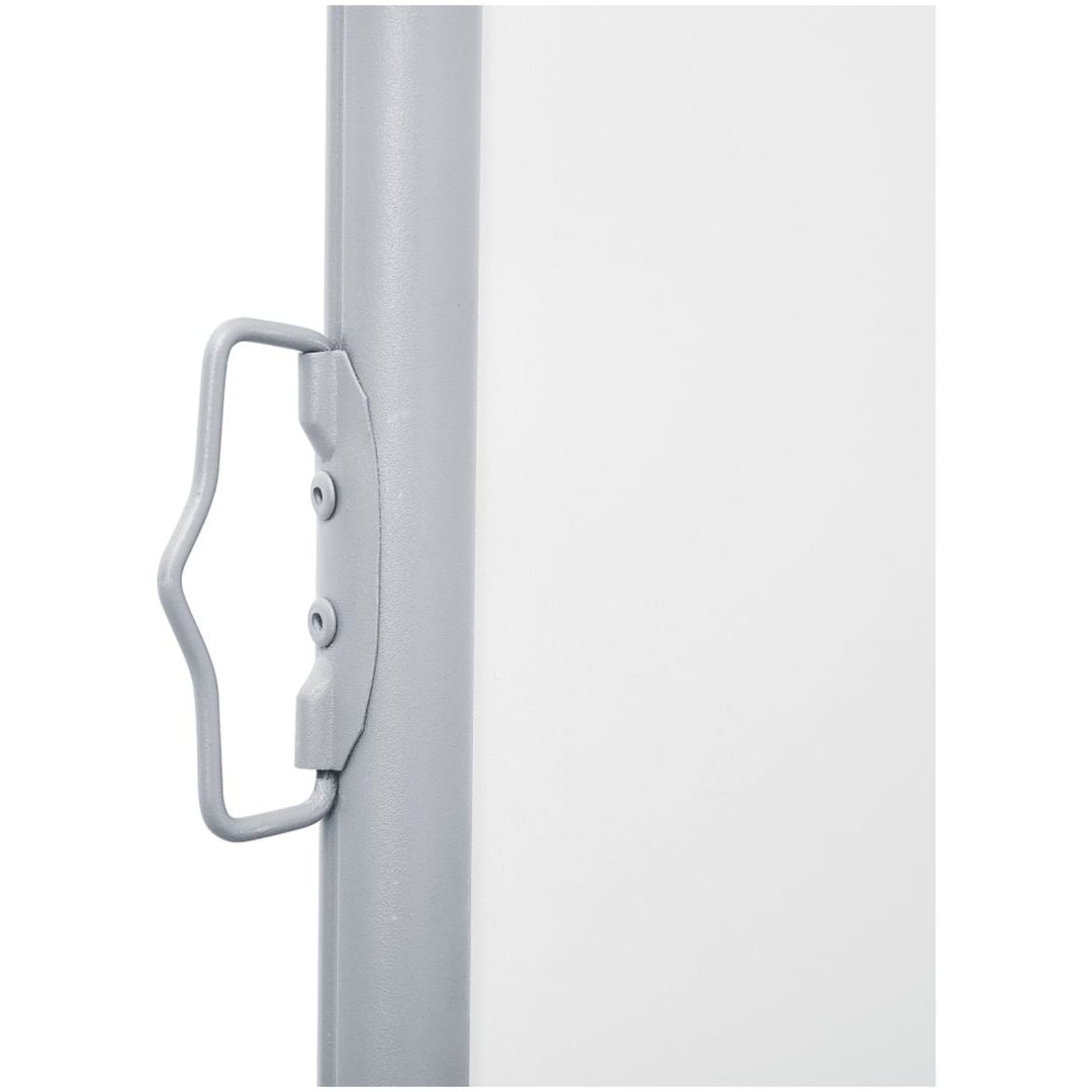Infällbar sidomarkis dubbel gräddvit vidaXL 170 x 600 cm – bild 5