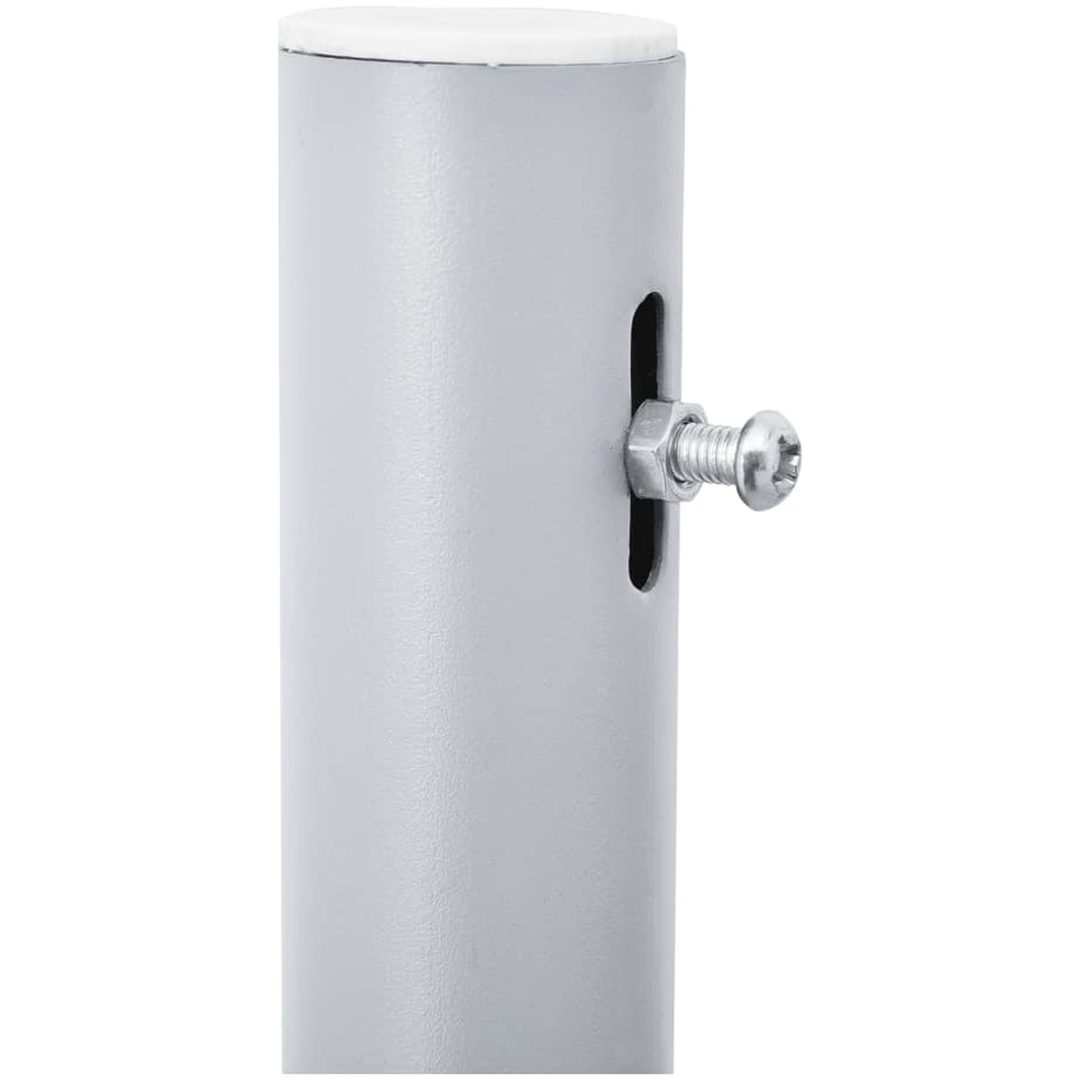 Infällbar sidomarkis dubbel gräddvit vidaXL 170 x 600 cm – bild 9