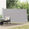 Infällbar sidomarkis för uteplats grå vidaXL 160 x 300 cm – miniatyr 1