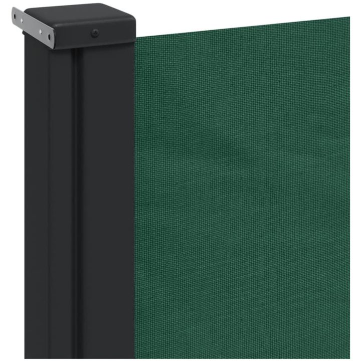 Infällbar sidomarkis mörkgrön vidaXL 100 x 500 cm – bild 7