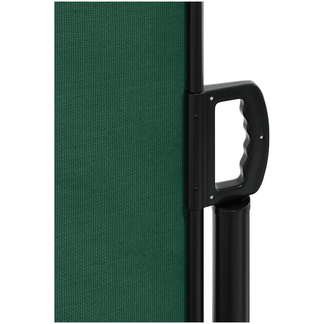Infällbar sidomarkis mörkgrön vidaXL 100 x 500 cm – bild 8