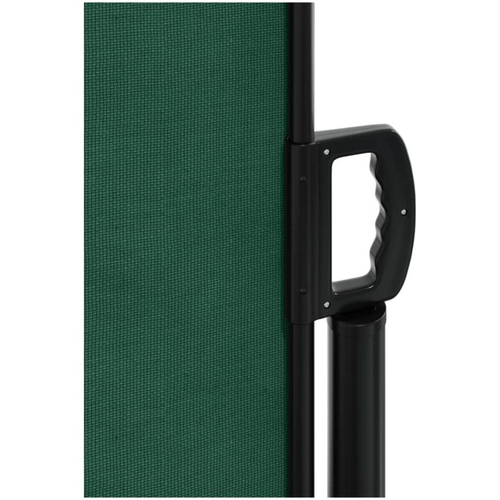Infällbar sidomarkis mörkgrön vidaXL 100 x 500 cm – bild 8