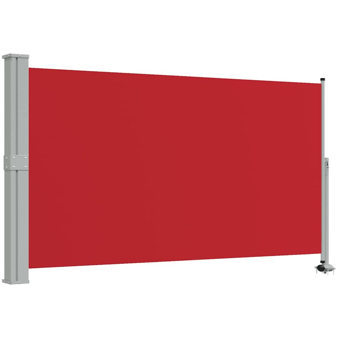 Infällbar sidomarkis röd vidaXL 140 x 300 cm – bild 2
