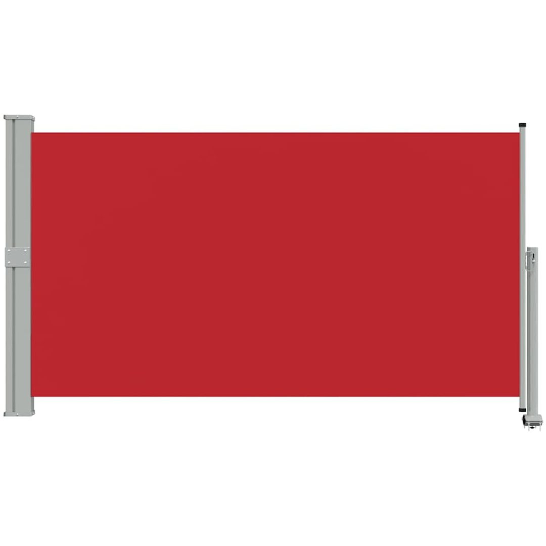 Infällbar sidomarkis röd vidaXL 140 x 300 cm – bild 3