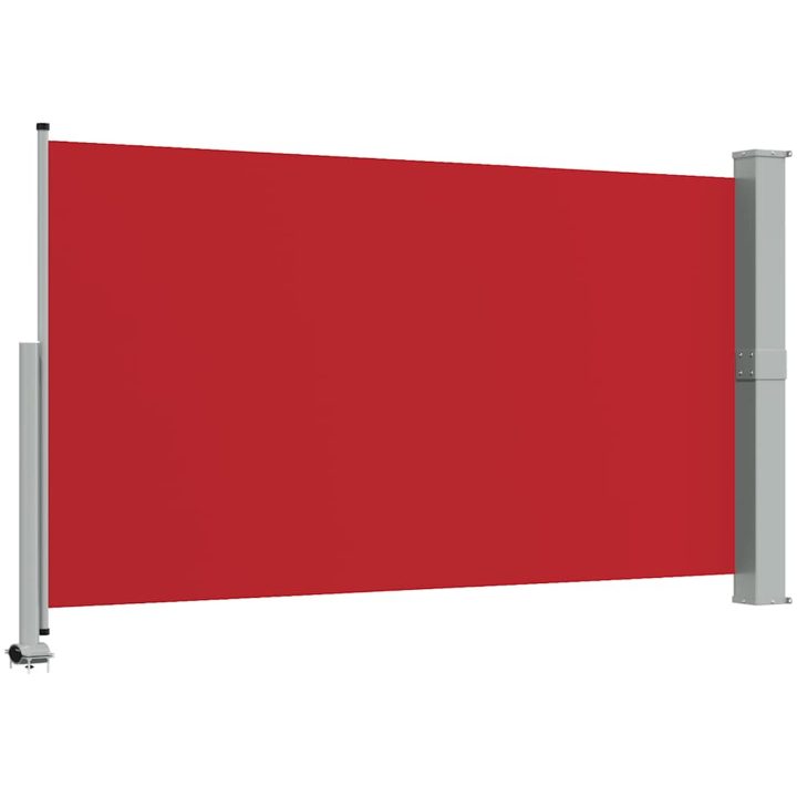 Infällbar sidomarkis röd vidaXL 140 x 300 cm – bild 5