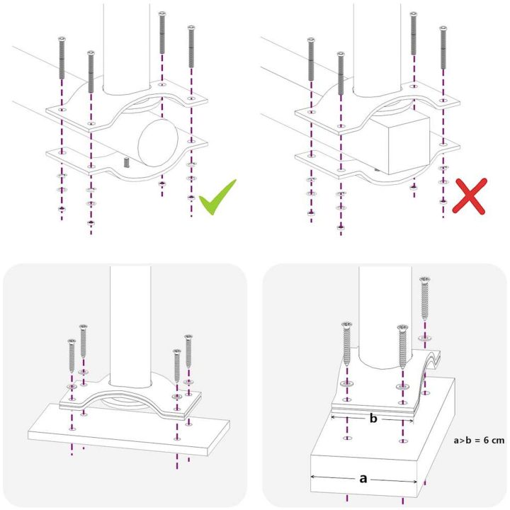 Infällbar sidomarkis röd vidaXL 140 x 300 cm – bild 9