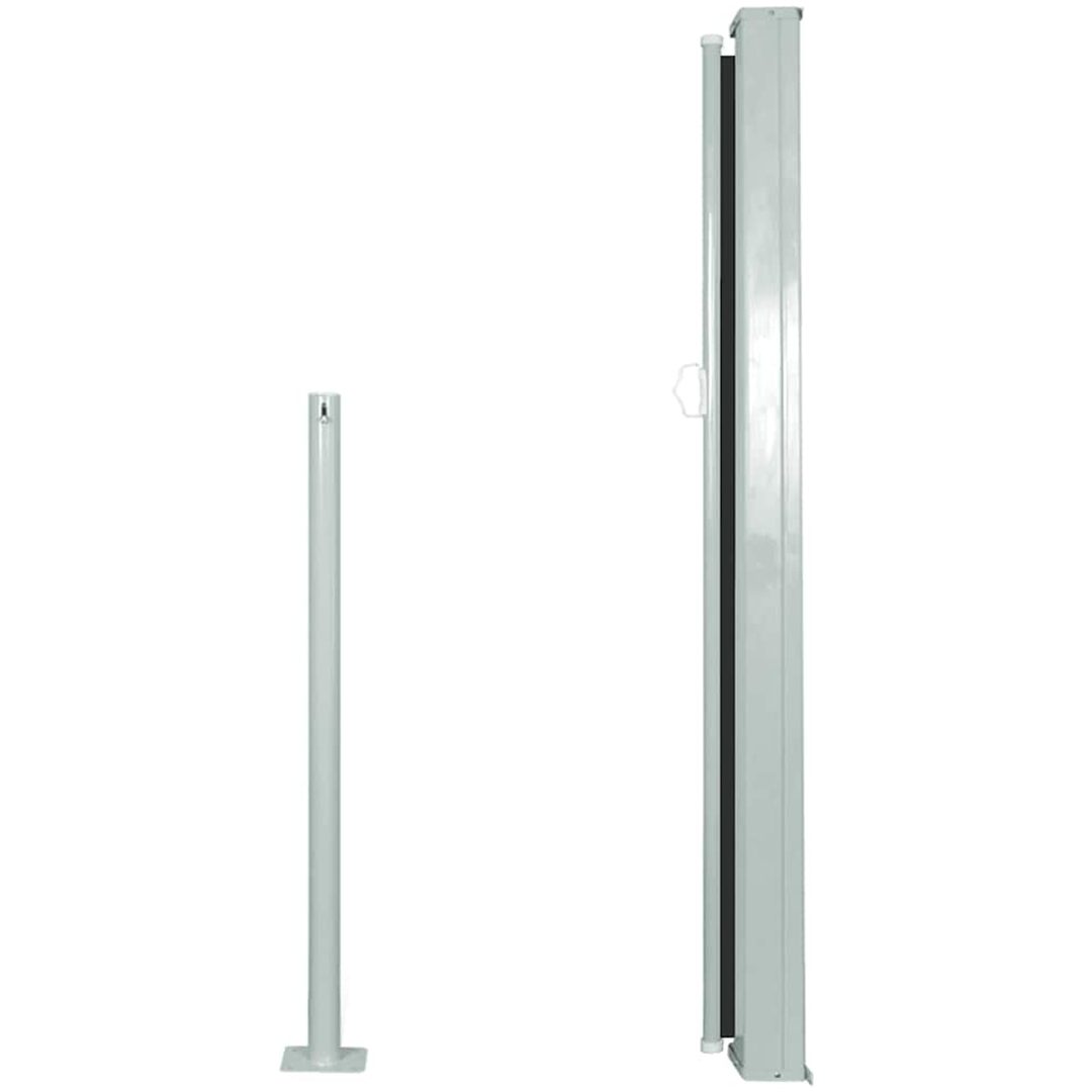 Infällbar sidomarkis svart vidaXL 120 x 300 cm – bild 2