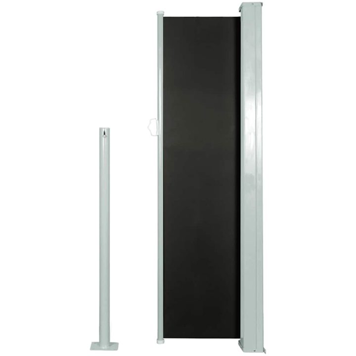 Infällbar sidomarkis svart vidaXL 120 x 300 cm – bild 3